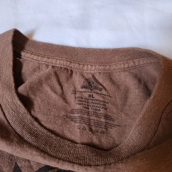 Tasmanian Devil Taz Looney Tunes Men's XL Brown Graphic Tee T-Shirt Retro Warner - Picture 4 of 4